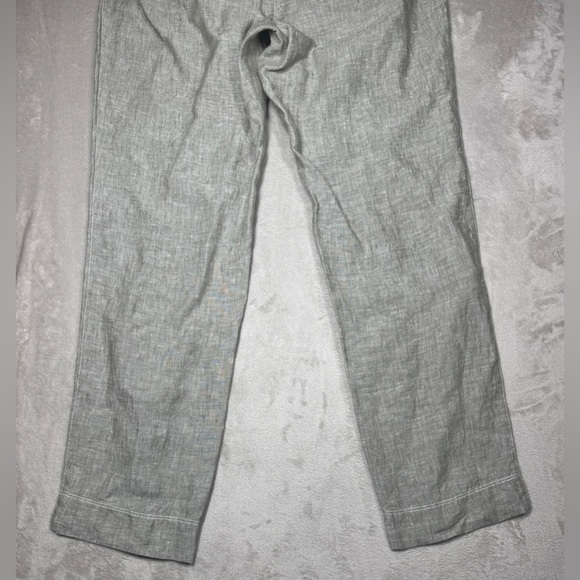 Tommy Bahama Women’s 100% Linen Green Casual Lagenlook Drawstring Pants Medium - Picture 13 of 15